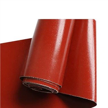 Kedua-dua Sisi Bersalut Silikon Fiberglass Fabric